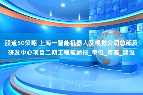股道50策略 上海一智能机器人及视觉公司总部及研发中心项目二期工程被通报_单位_普雅_建设